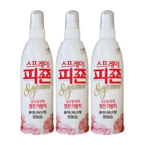 피죤 스프레이 섬유탈취 정전기방지 플라워 페스티벌 200ml 3개 탈취제