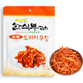 홍홍 중국식품 중국 한식부 도라지무침 연변 도라지무침 밑반찬, 240g, 1개