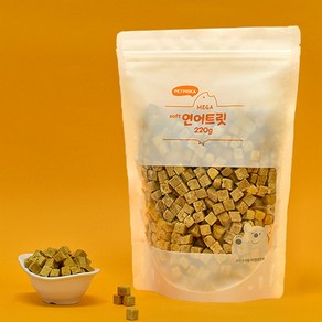 동결건조 메가 소프트 연어 트릿 대용량 220g 고양이 강아지 간식+위생스푼, 없음, 1개