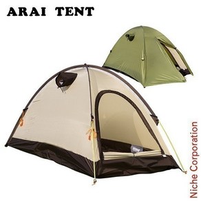 ARAI TENT 얼라이언트 에어라이즈 1 (F그린) 1인용(최대 2명) 0300101 아웃도어 용품 산악 텐트 등산