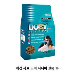 애견 사료 도비 시니어 3kg 1P 강아지 애견 성견용, 본상품, 1개