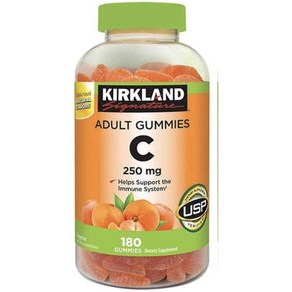 Kikland Signatue Vitamin C Adult Gummies 250 mg 180 Count, 1개, 180정