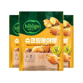 비비고 슈크림 붕어빵 300g x3개, 3개