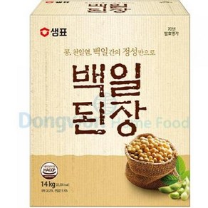 백일된장 샘표 14kg, 1개