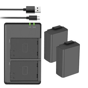 ENEL25 ENEL25a 충전식 리튬 이온 배터리 니콘 Z50 Z30 ZFC 미러리스 디지털 카메라용 LED 충전기 포함 ENEL25 2000mAh, 6)1 SET Chage, 1개