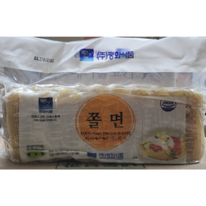 도매 업소용 쫄면 2kg(10인분) 10봉 판쫄면 쫄면사리 쫄사리 평화식품, 6개, 2kg