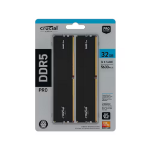 마이크론 Cucial DDR5-5600 CL46 PRO 패키지 대원씨티에스 (32GB(16Gx2)) -M, 2개