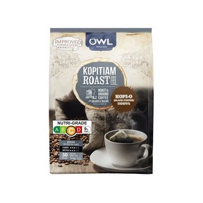 Owl 부엉이 커피 코피티암 코피 오 - Kopitiam Roast & Gound Kopi O (17g X 30개입), 17g, 1개, 30개입