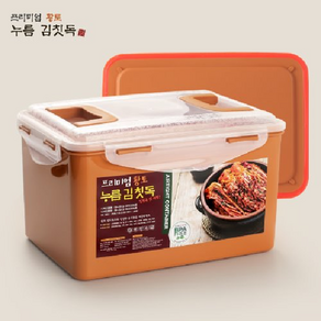 황토 누름돌 김치통 누름독 플라스틱 장독