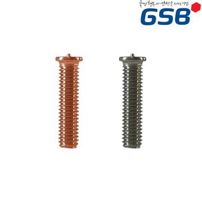 GSB솔루션 용접볼트 웰딩 스터드 볼트 동도금 스텐 W/D STUDE BOLTS, 스텐 용접볼트, 4X10, 1개