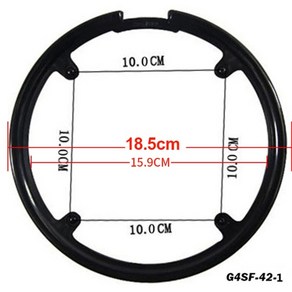 자전거 휠 림 도로 스프로킷 보호 크랭크 셋 크랭크 가드 보호대 체인 링 보호 커버, g4sf-42-1, 1개