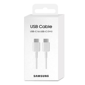 삼성전자 삼성 정품 USB C to 고속 급속 케이블 DA705 케이블/충전기>>충전, 화이트, 1개, 1m