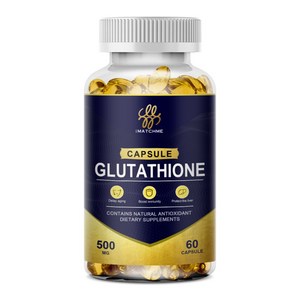 Best Glutathione Skin Whitening Pills 500MG Live health Anti Aging Antioxidant, 60PCS, 1개