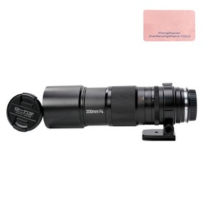 ZHONGYI 200mm F4.0 풀 프레임 매크로 망원 카메라 렌즈, 후지 G