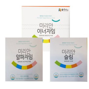 좋은효소 미리안3종-알파자임+미리안슬림+미리안이너자임, 150g, 1개