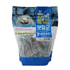 태성푸드 맛장군 참 새콤 소스 1.2kg (6g x 200개입) 미니 일회용 식초, 1개