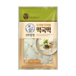 CJ제일제당 소문난 즐거운동행 미정당 우리땅우리쌀떡국떡1kg 풍미업 한국전통요리 홈캉스 완내스 요리레시피 간편식 캠핑요리 엄마손맛, 1개, 1kg