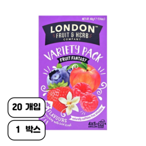 런던프룻 컬렉션 티백, 40g, 1개, 20개입