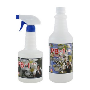 정품 피비원 PB-1 다목적 세정제 본품 680ml + 교체형 1000ml 세트, 1개