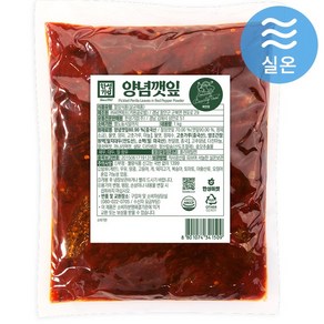 한성 쿡앤팜 양념깻잎(대용량_실온), 1kg, 1개