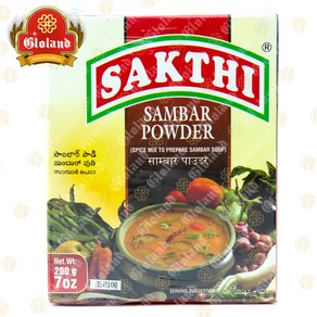 SAKTHI 쌈바 파우더 200g SAMBAR POWDER, 1개