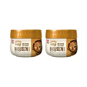 CJ제일제당 백설 다담 된장찌개 양념, (2개)씨제이 다담된장찌개양념 530G, 2개, 530g