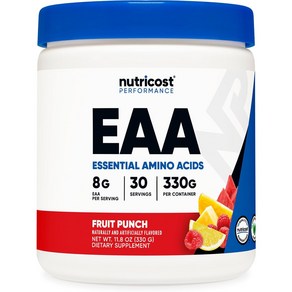 뉴트리코스트 EAA 이에이에이 BCAA 함유 330g 과일맛 Nuticost 30일분, 1개