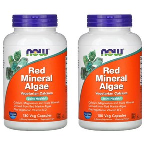 나우푸드 레드 미네랄 알게 적조류 Red Mineal Algae 120캡슐 2개, 120정