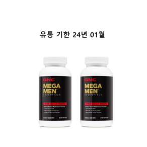 GNC 메가맨 원데일리 60정 2개 (유통 기한 24년 1월)