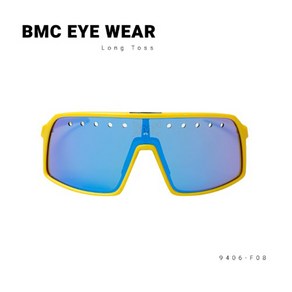 BMC 롱토스 EYE WEAR 9406-F08, Yellow(프레임) + Blue Mio(렌즈), 1개