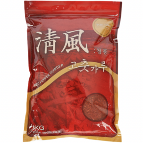 [청정지역]24년 햇 청송 고춧가루 김장용 100% 국산 HACCP 인증, 1개, 1kg