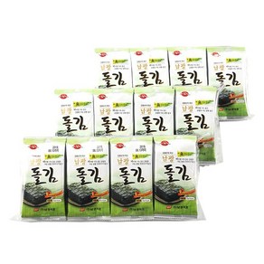 남광김 (주)남광식품 남광 무조미구이 돌김 8절6매 3팩(84봉), 3팩, 56g