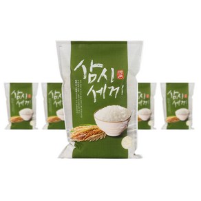 [팩마트] 쌀포장지 쌀봉투 삼시세끼 일반형 4~5kg100매, 100개