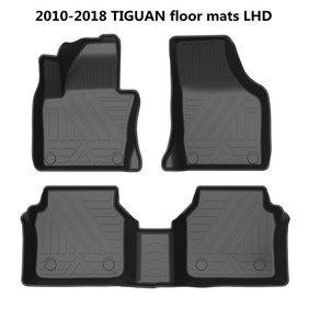 발 티구안 트렁크 티구안 바닥 폭스바겐 패드 자동차 전천후 매트 매트 방수 맞춤형, 1) 2009to2016 floo mat, 없음