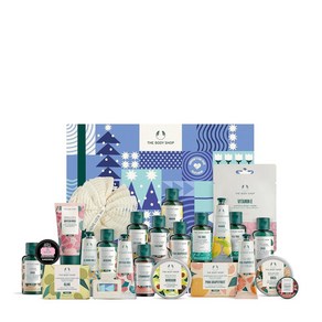 더바디샵 어드벤트 캘린더 The Body Shop 24-Piece Holiday Beauty Advent Calenda 24-Piece Holiday Gift Set, 1개, 1g