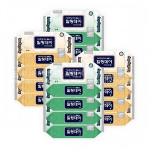힐링데이 대형 물티슈 평지 캡형