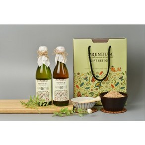 국산참기름 국산들기름 참기름효능 새재참기름 선물세트 700ml [원산지:국산(경상북도 문경시)]