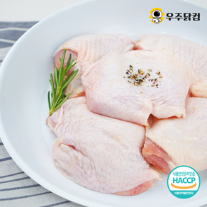 우주닭컴 국내산 닭다리살 뼈없는 순살 닭정육(냉동), 1개, 1kg