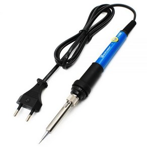 인두기 온도 조절 전기 납땜 용접 열 재작업 수리 도구 60W, 220V EU Plug, 파란, 1개