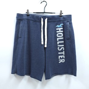 가다컴퍼니 HOLLISTER 홀리스터 로고자수 빈티지워싱 스웨트 플리스 반바지 C188