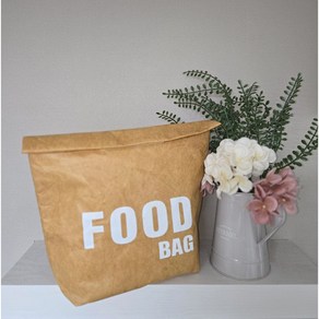 더사라 최화정 런치백 보냉백 food bag 크래프트지 종이봉투