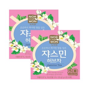 녹차원 쟈스민 허브차, 20g, 20개입, 2개