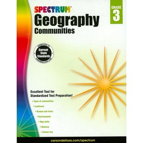 Spectrum Geography Grade 3(Paperback):Communities