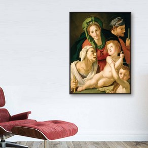 [더벨라] 브론치노 - 성가족 (성가정) The Holy Family 모던프레임 캔버스액자