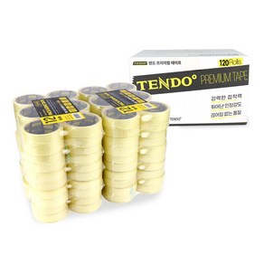 [TENDO] 텐도 프리미엄 투명테이프 24mm x 30m 1박스 100+20개입