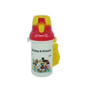 스케이터 원터치 물통, 미키앤프렌즈, 400ml, 1개