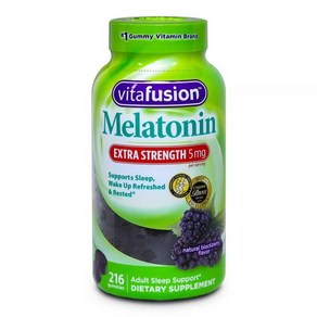 Vita Fusion Melatonin 5 Mg Gummies 식이 보충제 순수량 216개