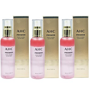 AHC 프리미어 로즈 더블 글로우 미스트, 100ml, 3개