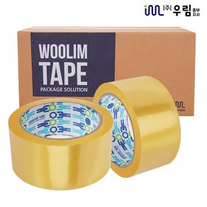 우림중부지사 박스테이프 투명 opp 포장용 경포장 57mic x 48mm x 50M x 50개, L3-경포장(50Mx50개)투명