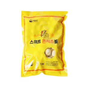 떡안애 스위트 콘치즈볼, 1kg, 3개